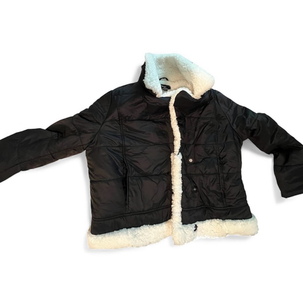 Forever 21 Off-White Sherpa Jacket